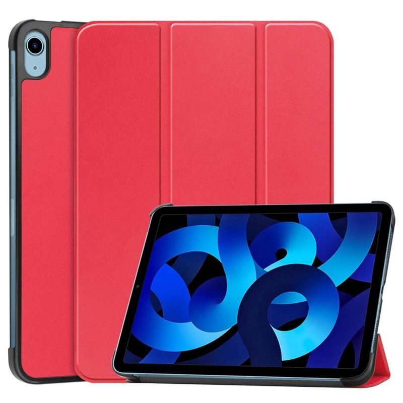 Etui Tri-fold Apple iPad 10.9 10th Gen (2022) Rød - Beskyttende deksel med støttefunksjon