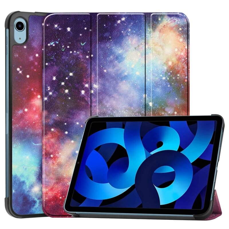 Etui Tri-fold Apple iPad 11 11th Gen (2025) Rymd - Beskyttende deksel med støttefunksjon