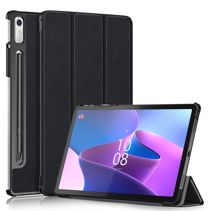 Lenovo Tab P11 Pro (2nd Gen) Etui Tri-fold Pencil-holder Svart