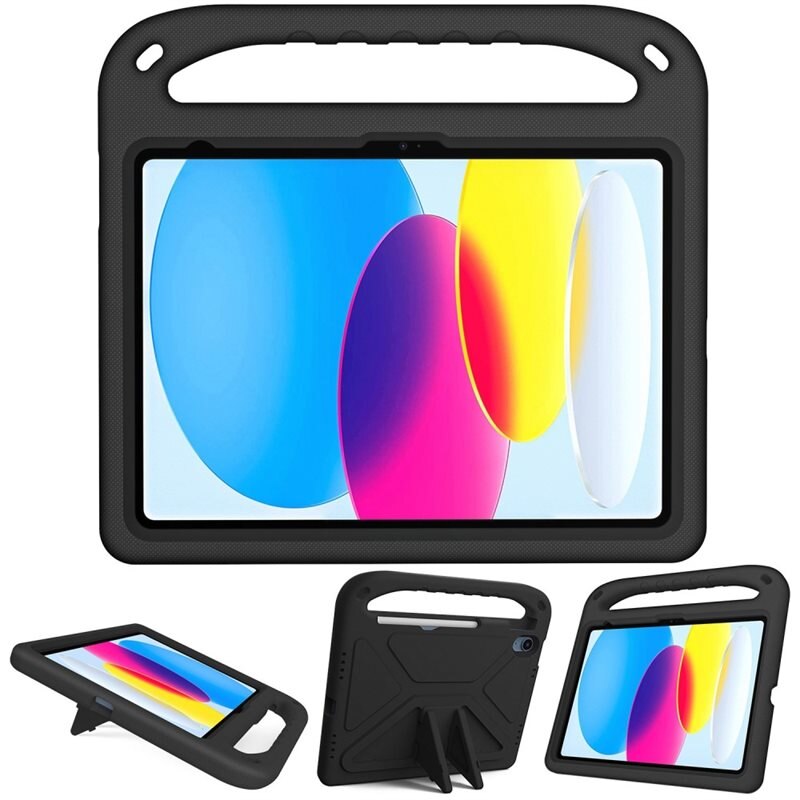 Etui EVA med håndtak for Apple iPad 10.9 10th Gen (2022) Svart