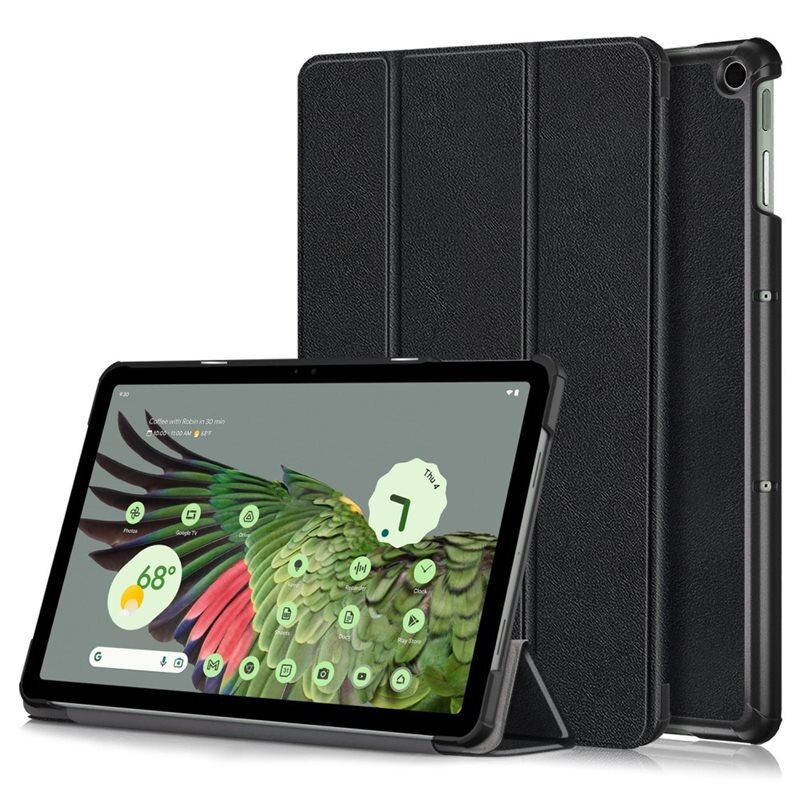 Etui Tri-fold Google Pixel Tablet Svart - Beskyttende deksel med støttefunksjon