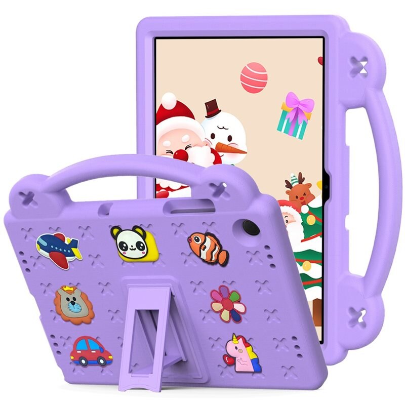 Støtsikker EVA Deksel Kickstand Samsung Galaxy Tab A9 Plus lilla - Deksel med stativfunksjon