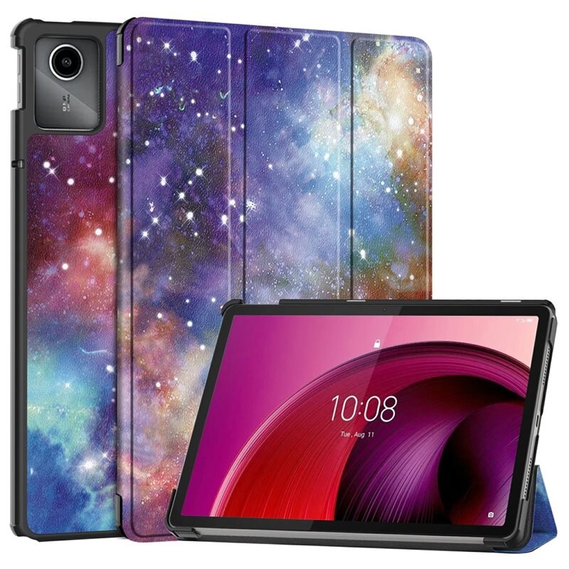 Etui Tri-fold Lenovo Tab M11 Rymd - Beskyttende deksel med støttefunksjon