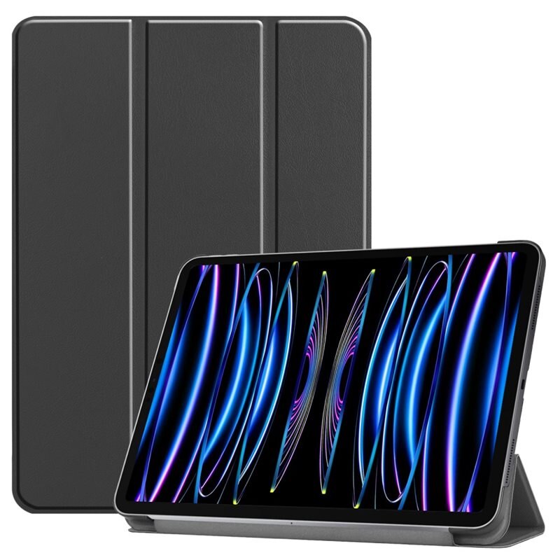 Etui Tri-fold Apple iPad Pro 11 5th Gen (2024) Svart - Beskyttende deksel med støttefunksjon