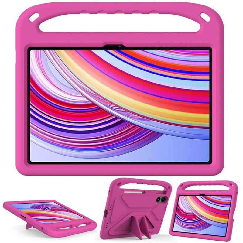 Etui EVA med håndtak for Xiaomi Redmi Pad Pro Rosa