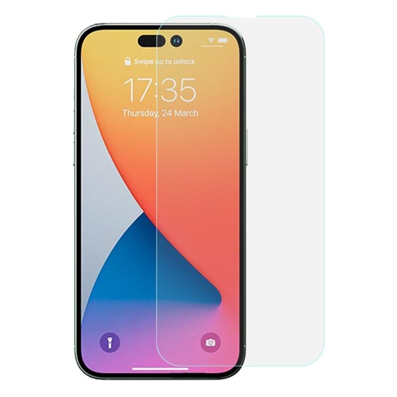 Herdet Glass 0.3mm Skjermbeskytter iPhone 14 Pro Max - Tynt skjermbeskyttelse i solid herdet glass