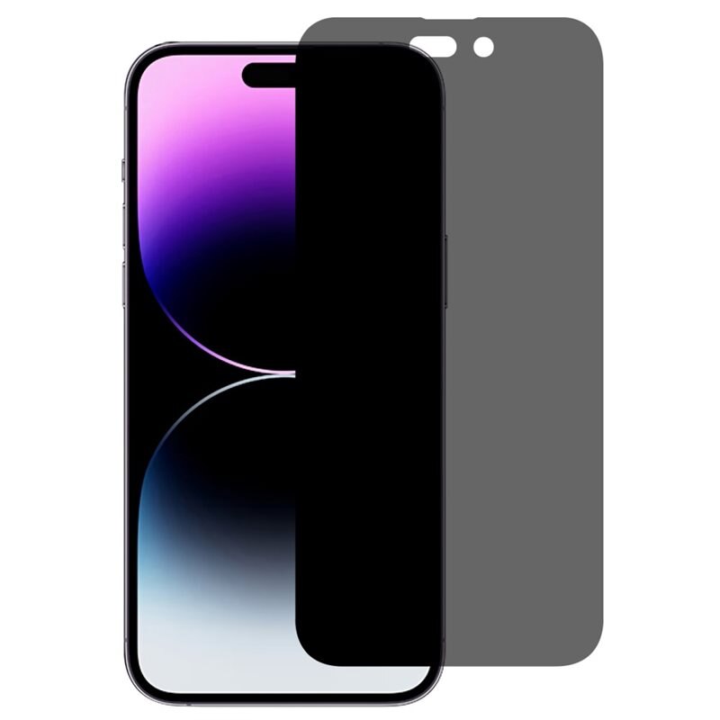 Privacy Herdet Glass Skjermbeskytter iPhone 14 Pro Max - Skjermbeskyttelse med personvernfiltre - Beskytt ditt personvern