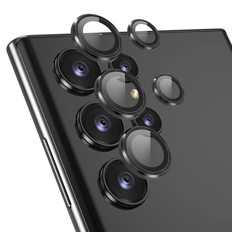 Hat Prince Linsebeskyttelse Aluminium Samsung Galaxy S25 Ultra Svart
