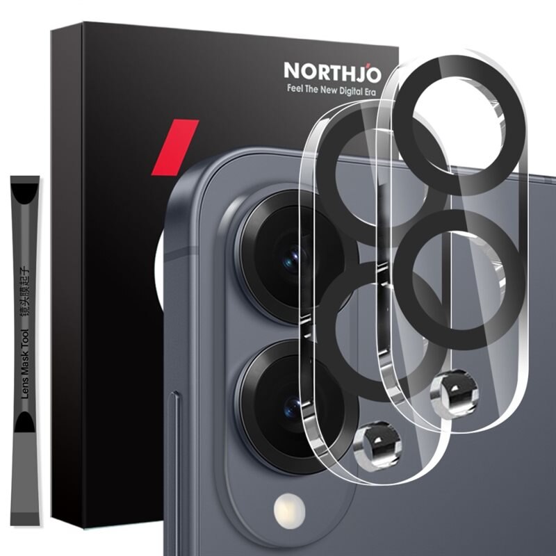 NORTHJO Herdet Glass Kamerabeskyttelse Samsung Galaxy S25 Edge (2-pack)