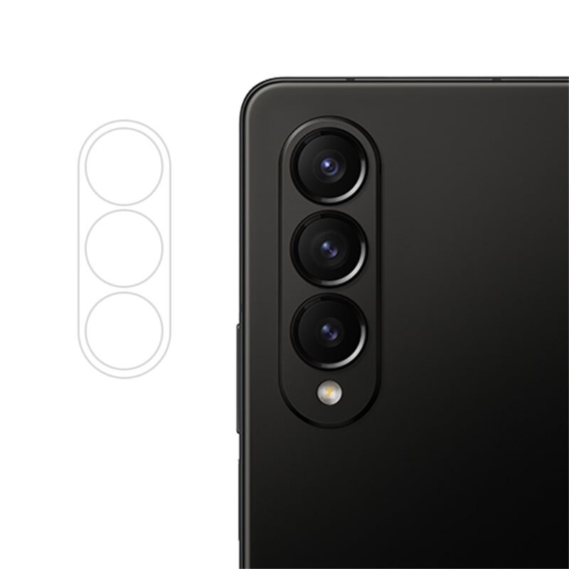 Herdet Glass Linsebeskyttelse Samsung Galaxy Z Fold 5 - Fulldekkende kameralinsebeskyttelse i herdet glass