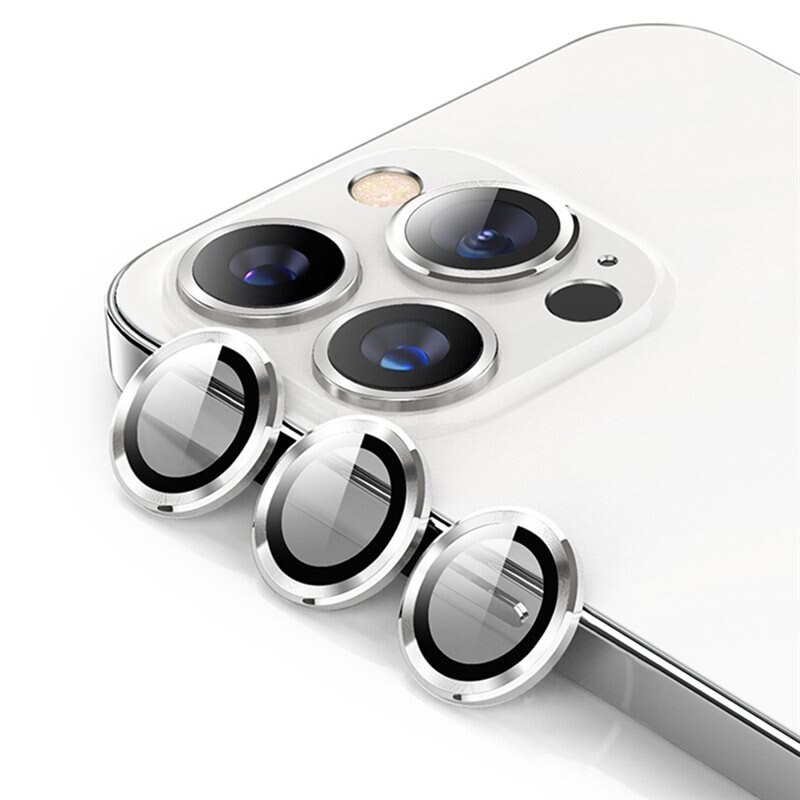 Hat Prince Linsebeskyttelse Aluminium iPhone 16 Pro Sølv