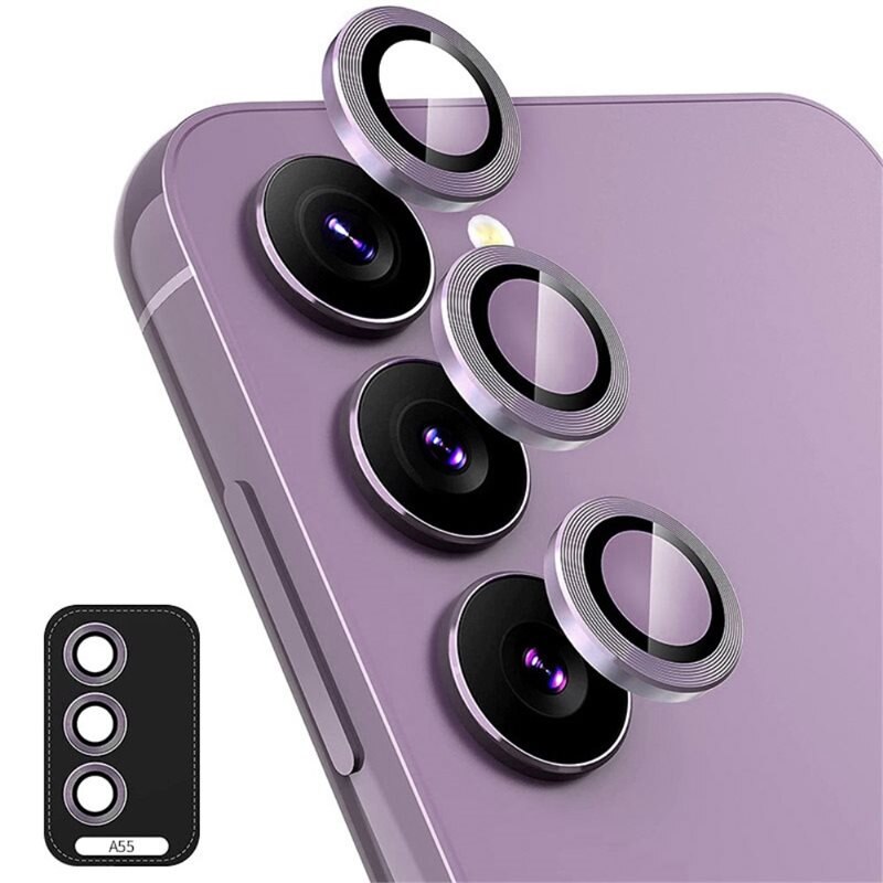 Hat Prince Linsebeskyttelse Aluminium Samsung Galaxy A55 lilla