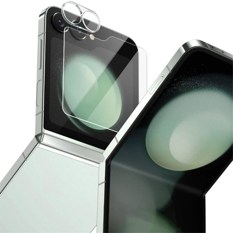 Imak Herdet Glass Linsebeskyttelse + Skjermbeskytter Samsung Galaxy Z Flip 6 Gjennomsiktig
