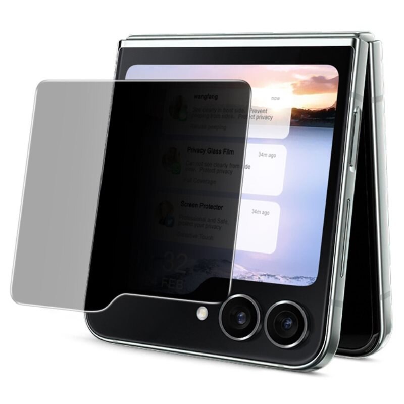 Imak Privacy Herdet Glass Ytterskjermbeskytter Samsung Galaxy Z Flip 7 FE