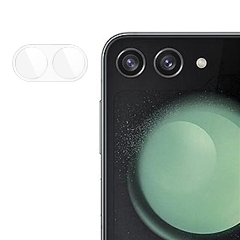 Herdet Glass Linsebeskyttelse Samsung Galaxy Z Flip 6 - Fulldekkende kameralinsebeskyttelse i herdet glass