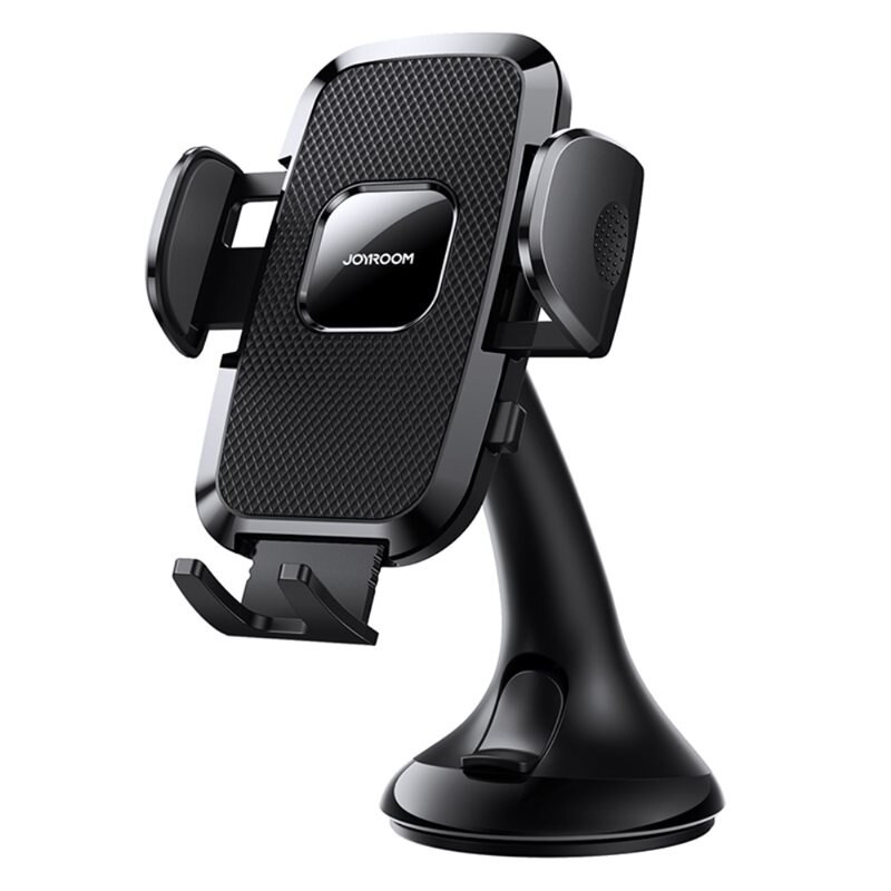Joyroom JR-ZS259 Windshield/Dashboard Mechanical Car Phone Holder Black - Mobilholder til bil