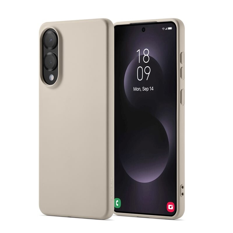 Mobique TPU Deksel MagSafe Samsung Galaxy S25 Edge Beige