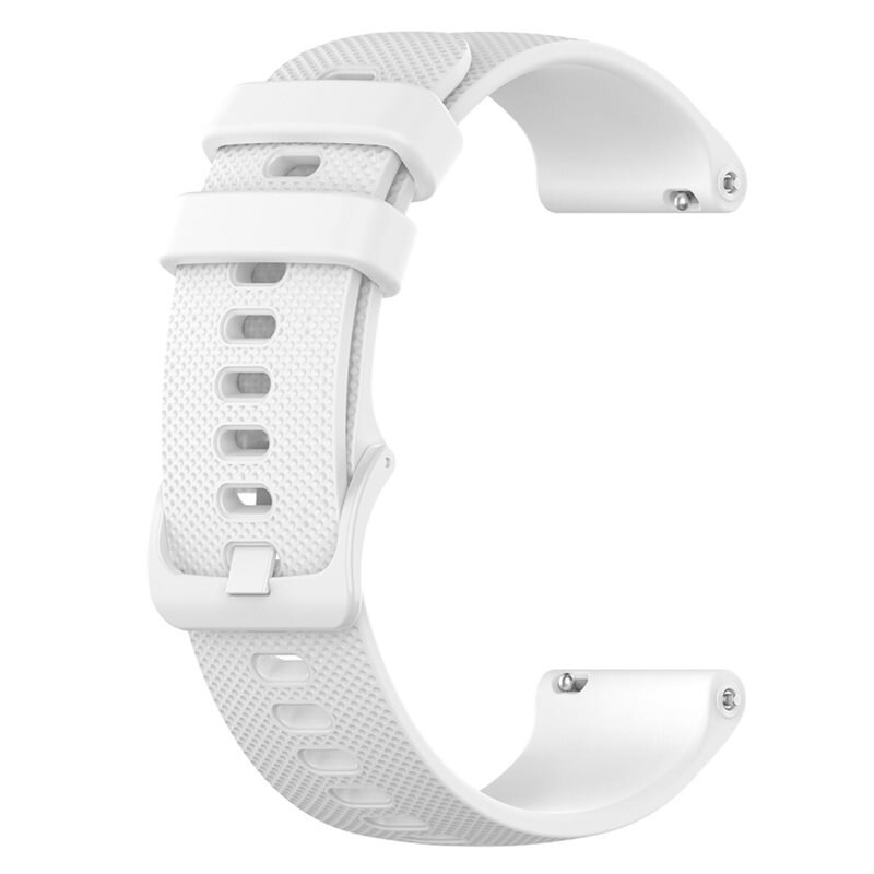 Garmin Vivoactive 4s Reim Silikon Hvit - Sporty armbånd perfekt for treningen