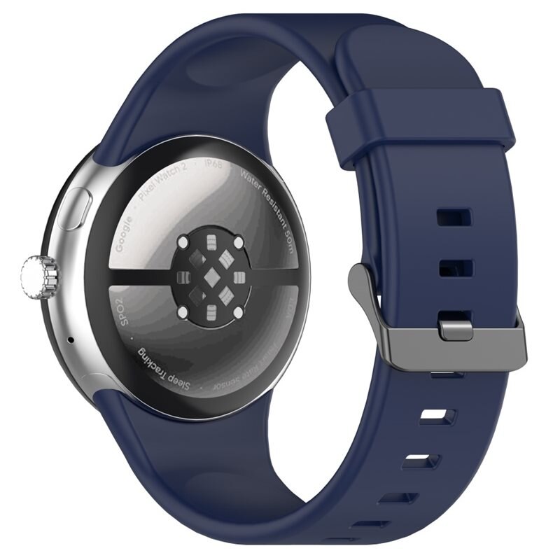 Google Pixel Watch 3 45mm Reim Silikon Blå - Sporty armbånd perfekt for treningen