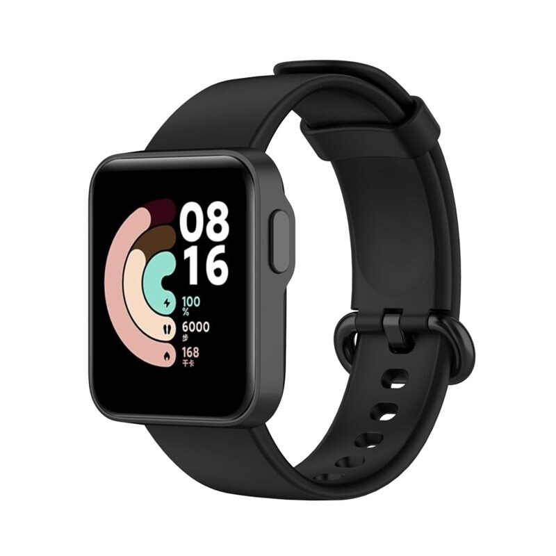 Xiaomi Mi Watch Lite Reim Silikon Svart - Sporty armbånd perfekt for treningen