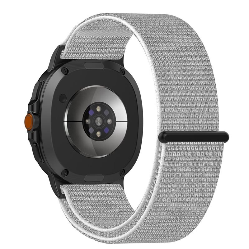 Samsung Galaxy Watch 8 Classic Nylonreim Grå - Armbånd i behagelig og ventilerende nylon