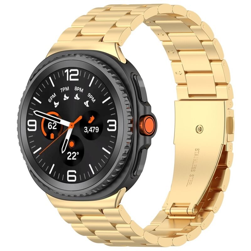 Samsung Galaxy Watch 8 40mm Metal Reim Gull - Armbånd i luksuriøs og stilren design