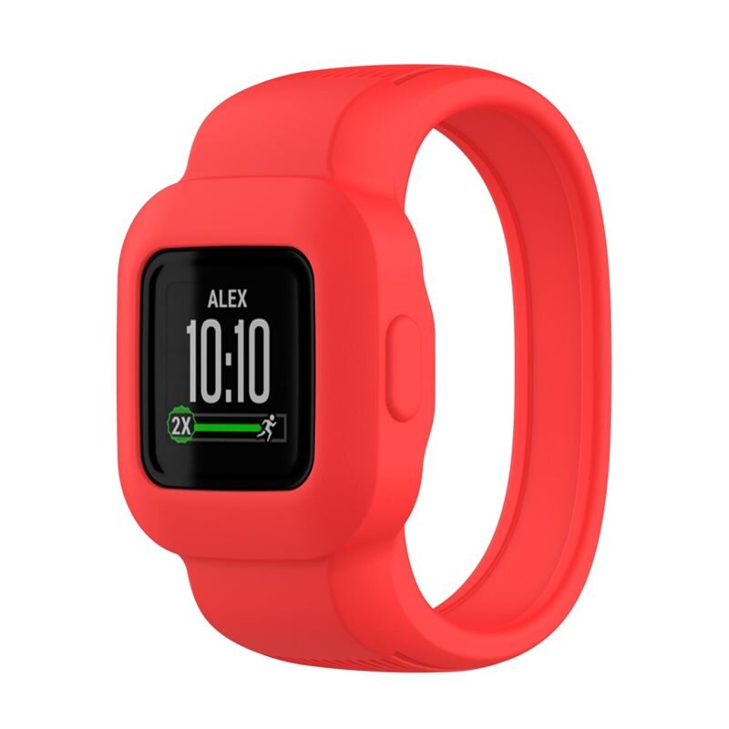 Garmin Vivofit Jr. 3 Reim Silikon rød - Sporty armbånd perfekt for treningen