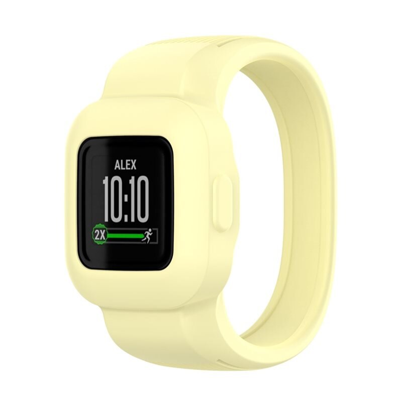 Garmin Vivofit Jr. 3 Reim Silikon gul - Sporty armbånd perfekt for treningen