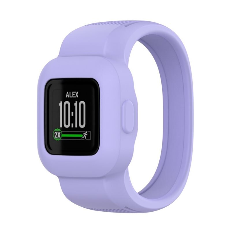Garmin Vivofit Jr. 3 Reim Silikon lilla - Sporty armbånd perfekt for treningen