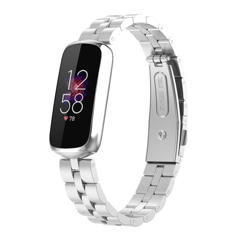 Fitbit Luxe Metal Reim Sølv - Armbånd i luksuriøs og stilren design