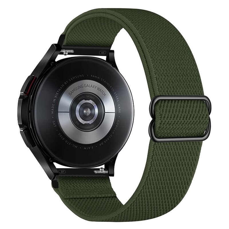 Suunto 3 Fitness Elastisk Nylonreim Grønn - Fleksibelt smartklokkearmbånd i behagelig elastikk