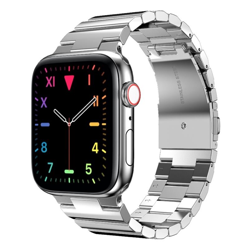 Apple Watch 44mm Reim med lenker sølv