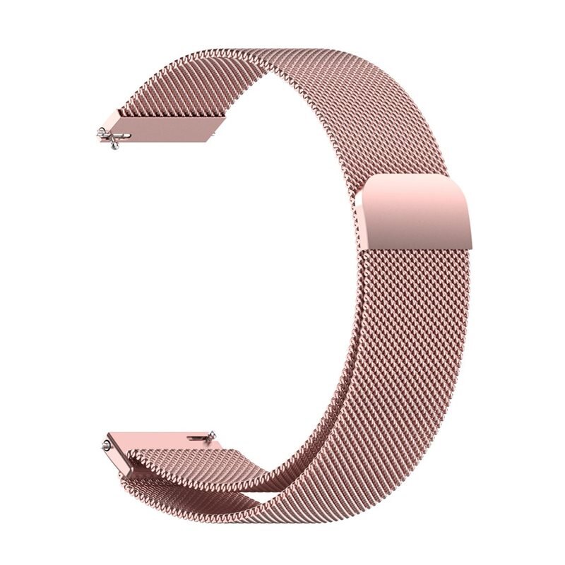 Garmin Vivoactive 6 Reim Milanese Loop Rosa gull - Luksuriøst armbånd med magnetisk lukking - Rustfritt stål