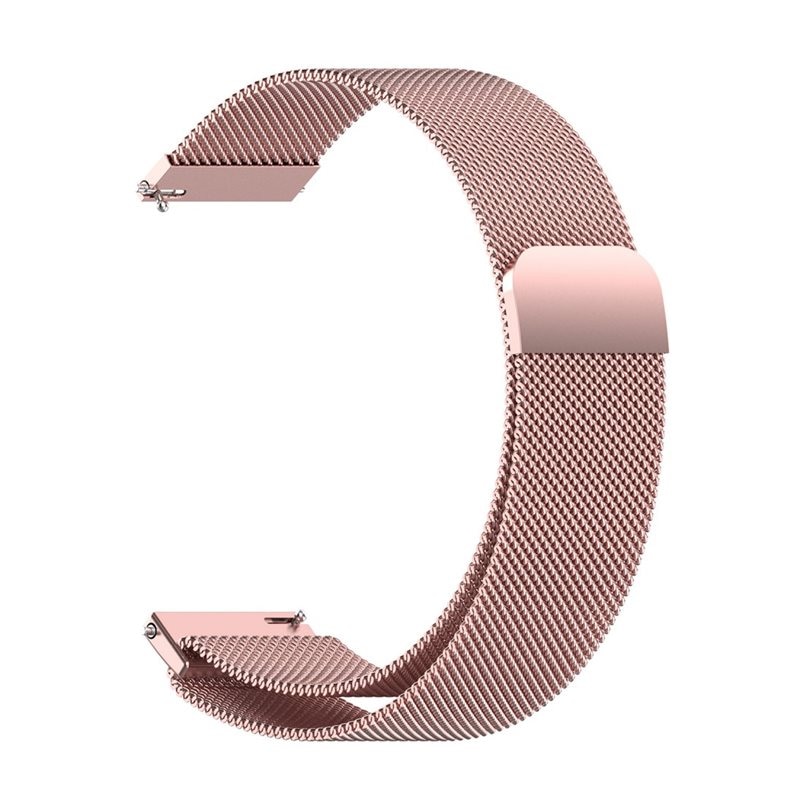 Garmin Venu 4 45mm Reim Milanese Loop Rosa gull - Luksuriøst armbånd med magnetisk lukking - Rustfritt stål