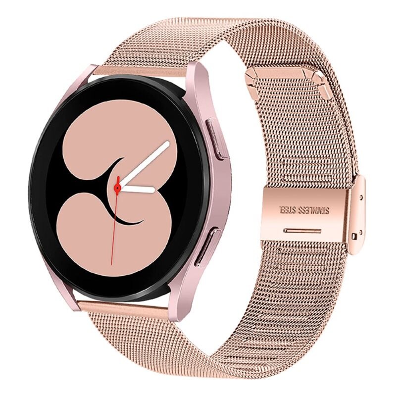 Mesh Bracelet Samsung Galaxy Watch 4 40mm Rosegull - Klokkereim