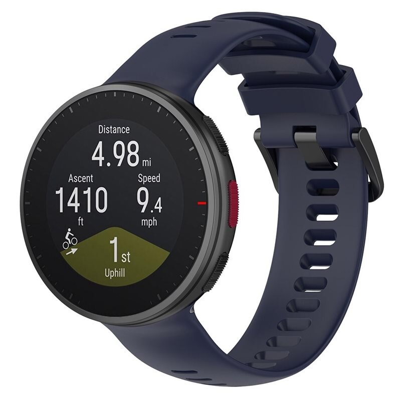 Polar Vantage V2 Reim Silikon Blå - Sporty armbånd perfekt for treningen