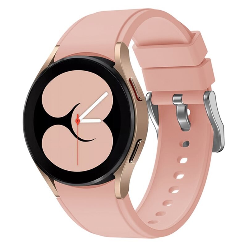 Full Fit Samsung Galaxy Watch 7 44mm Reim Silikon rosa