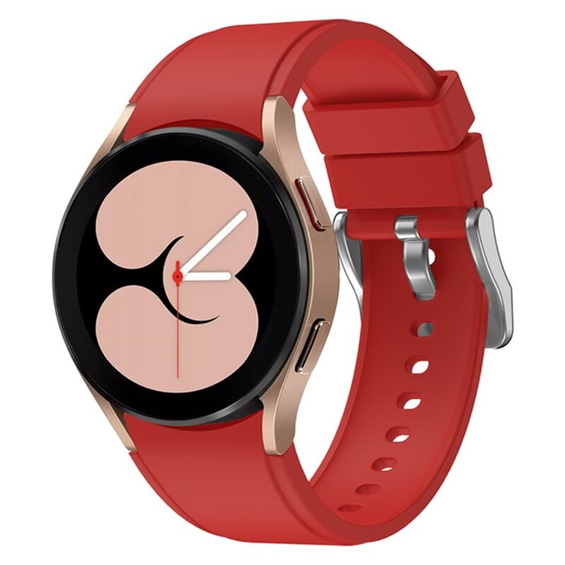 Full Fit Samsung Galaxy Watch 7 44mm Reim Silikon rød