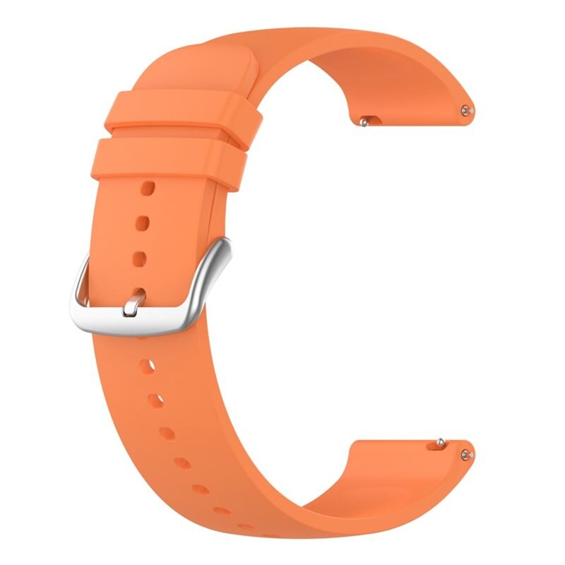 Samsung Galaxy Watch 7 44mm Reim Silikon Oransje - Sporty armbånd perfekt for treningen