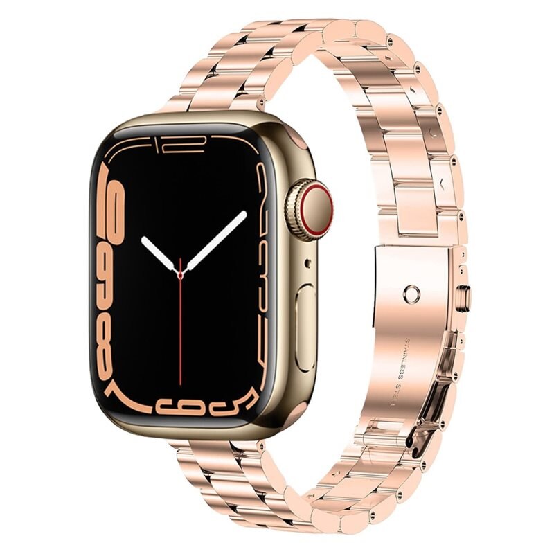 Apple Watch 45mm Series 7 Slim Metal Reim rosegull