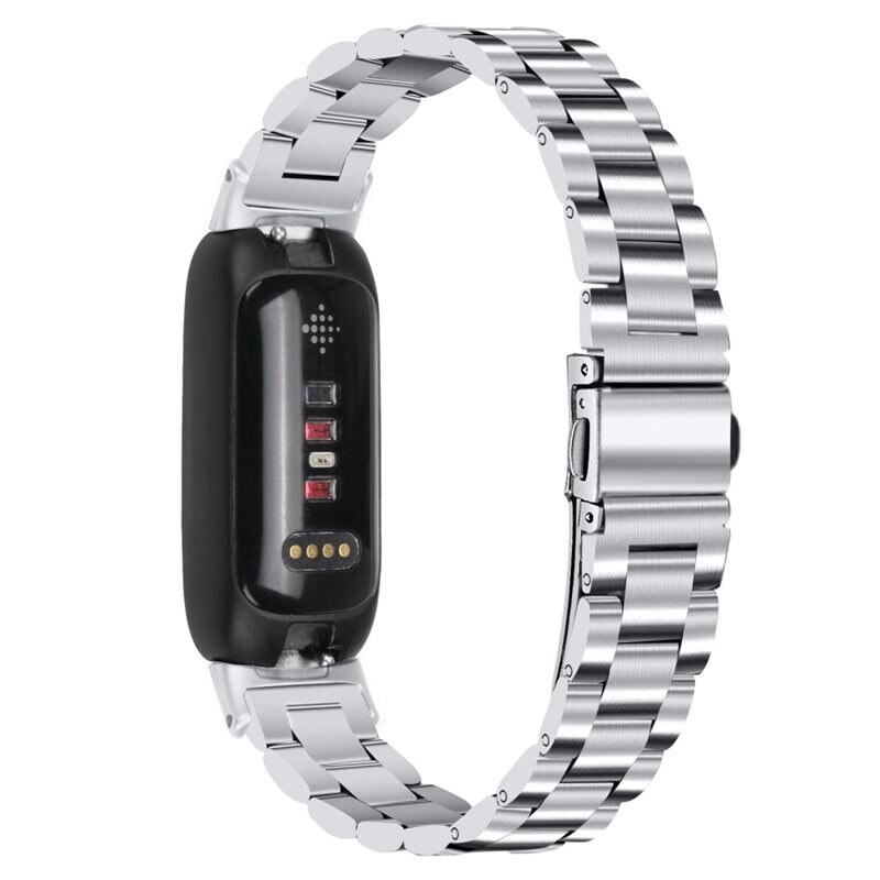 Fitbit Inspire 3 Metal Reim sølv - Armbånd i luksuriøs og stilren design