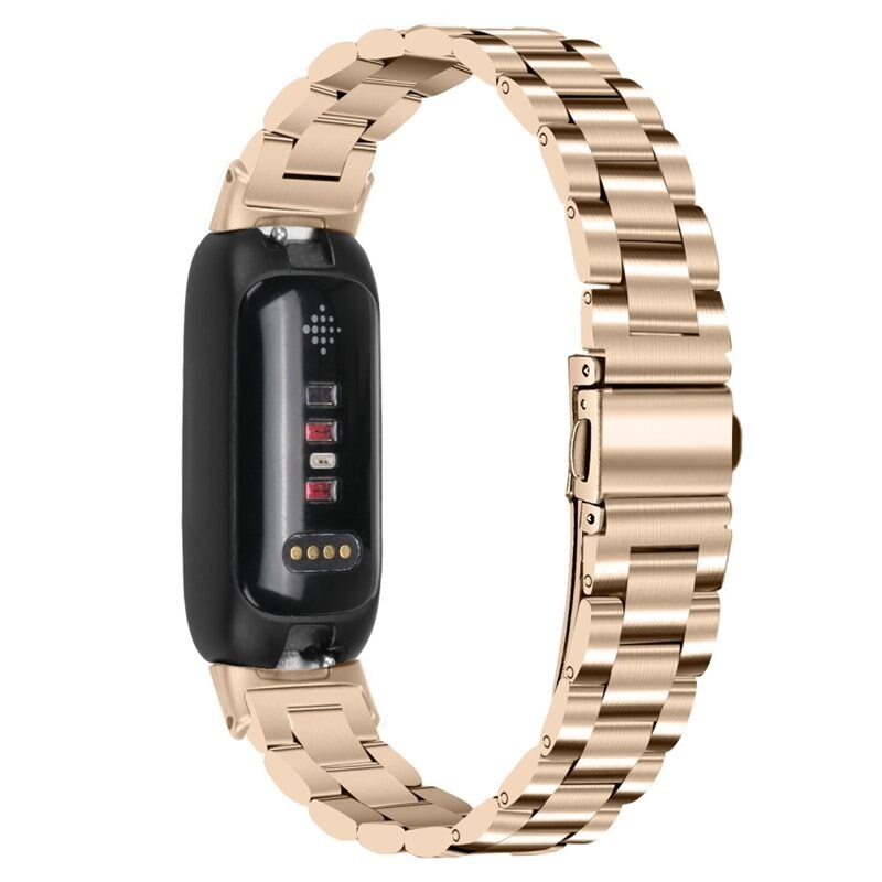 Fitbit Inspire 3 Metal Reim champagnegull - Armbånd i luksuriøs og stilren design