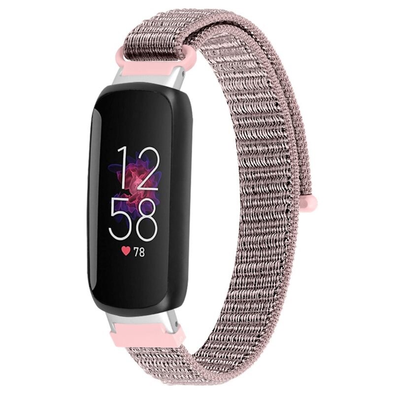 Fitbit Inspire 3 Nylonreim Rosa - Armbånd i behagelig og ventilerende nylon