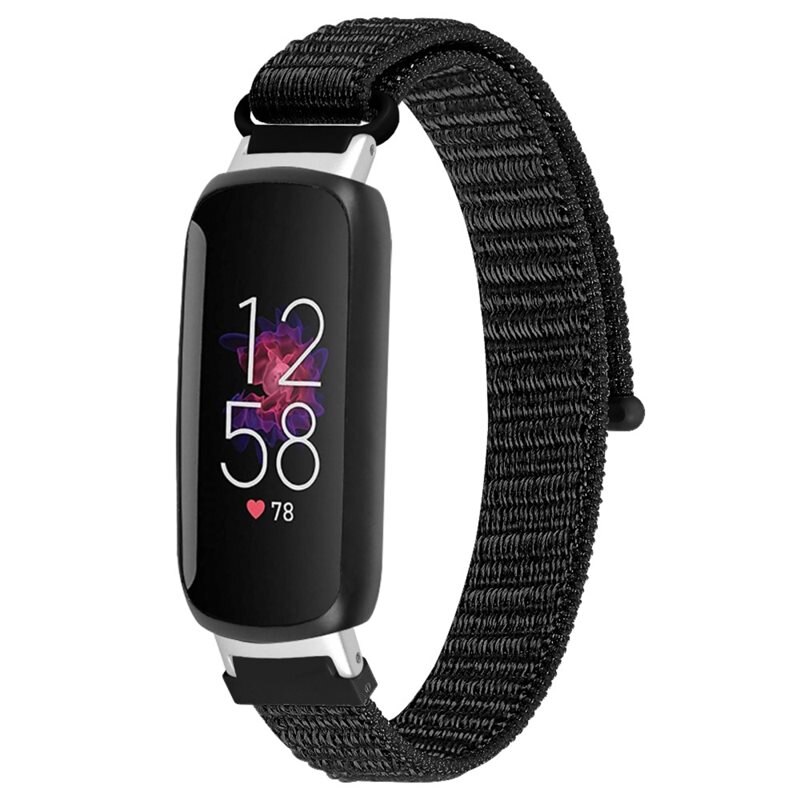 Fitbit Inspire 3 Nylonreim Svart - Armbånd i behagelig og ventilerende nylon