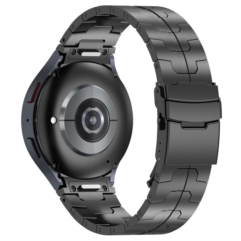 Race Stainless Steel Bracelet Samsung Galaxy Watch 4 Classic 46mm svart - Klokkereim