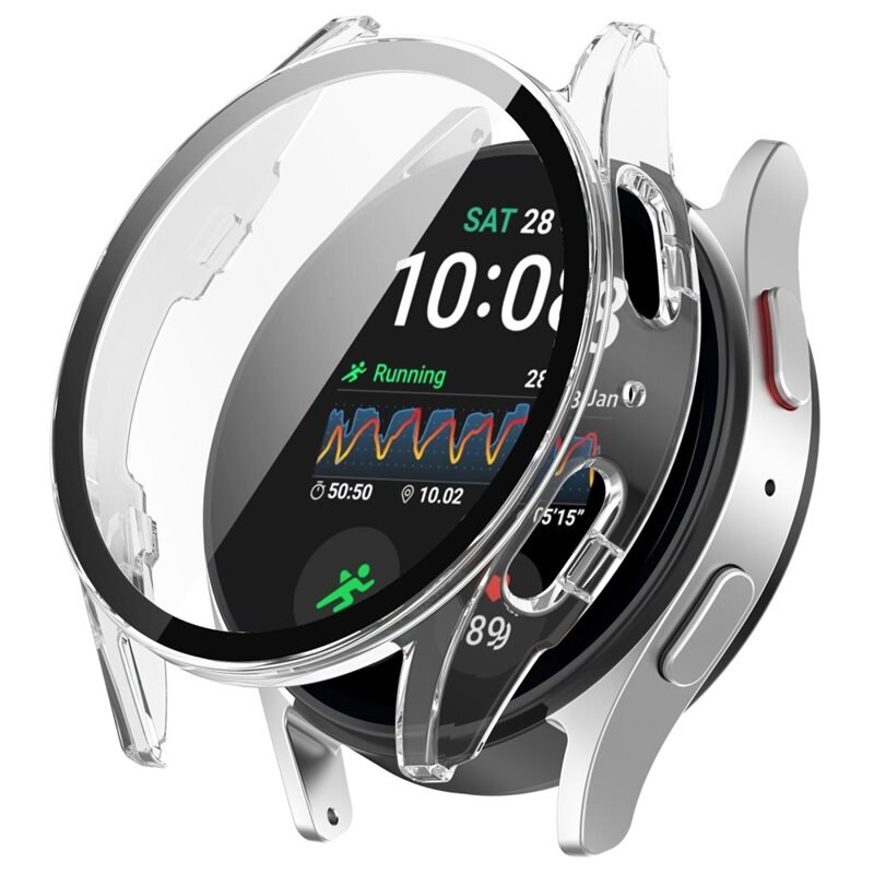 Full Cover Case Samsung Galaxy Watch 7 44mm Gjennomsiktig - Deksel