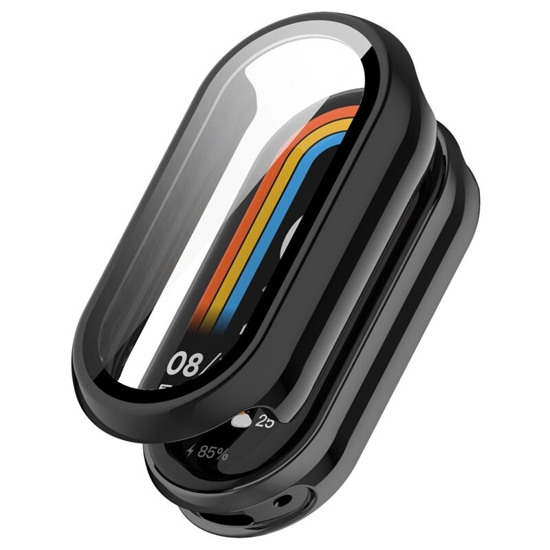Full Cover Case Xiaomi Mi Band 9 Svart - Deksel