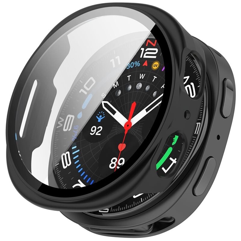 Full Cover Case Samsung Galaxy Watch 8 40mm Svart - Deksel