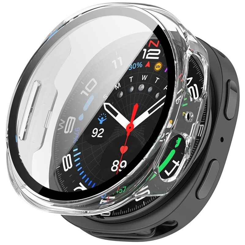 Full Cover Case Samsung Galaxy Watch 8 44mm Gjennomsiktig - Deksel