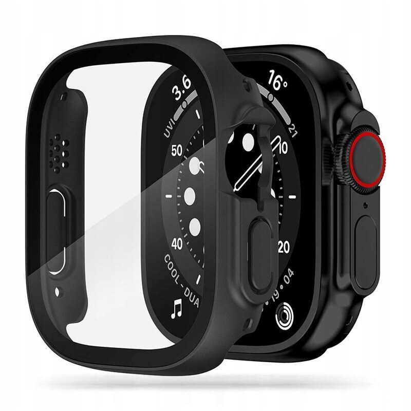 Full Cover Case Apple Watch Ultra 49mm 1st Gen Svart - Deksel